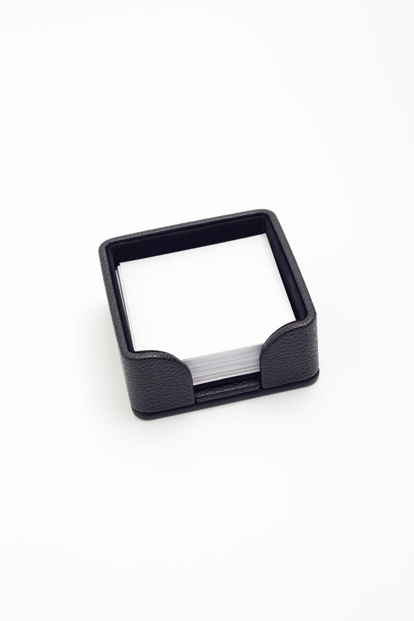 Felix Leather Notepad Black